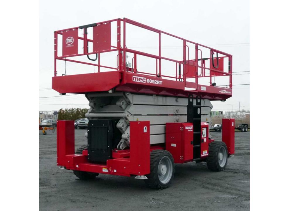 60 Ft Scissor Lift 4WD rough terrain scissor lifts